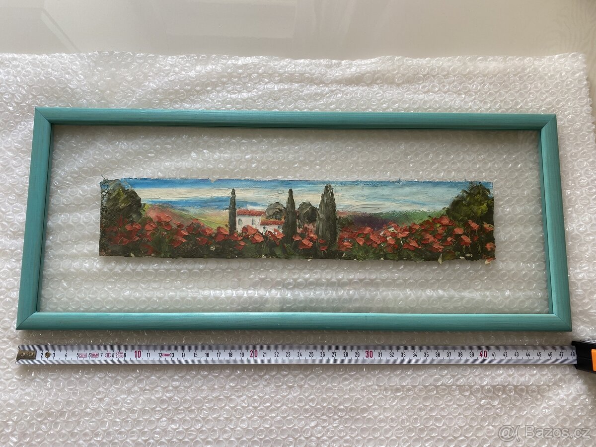 Ručně malovaný obraz Florencie Itálie - 4