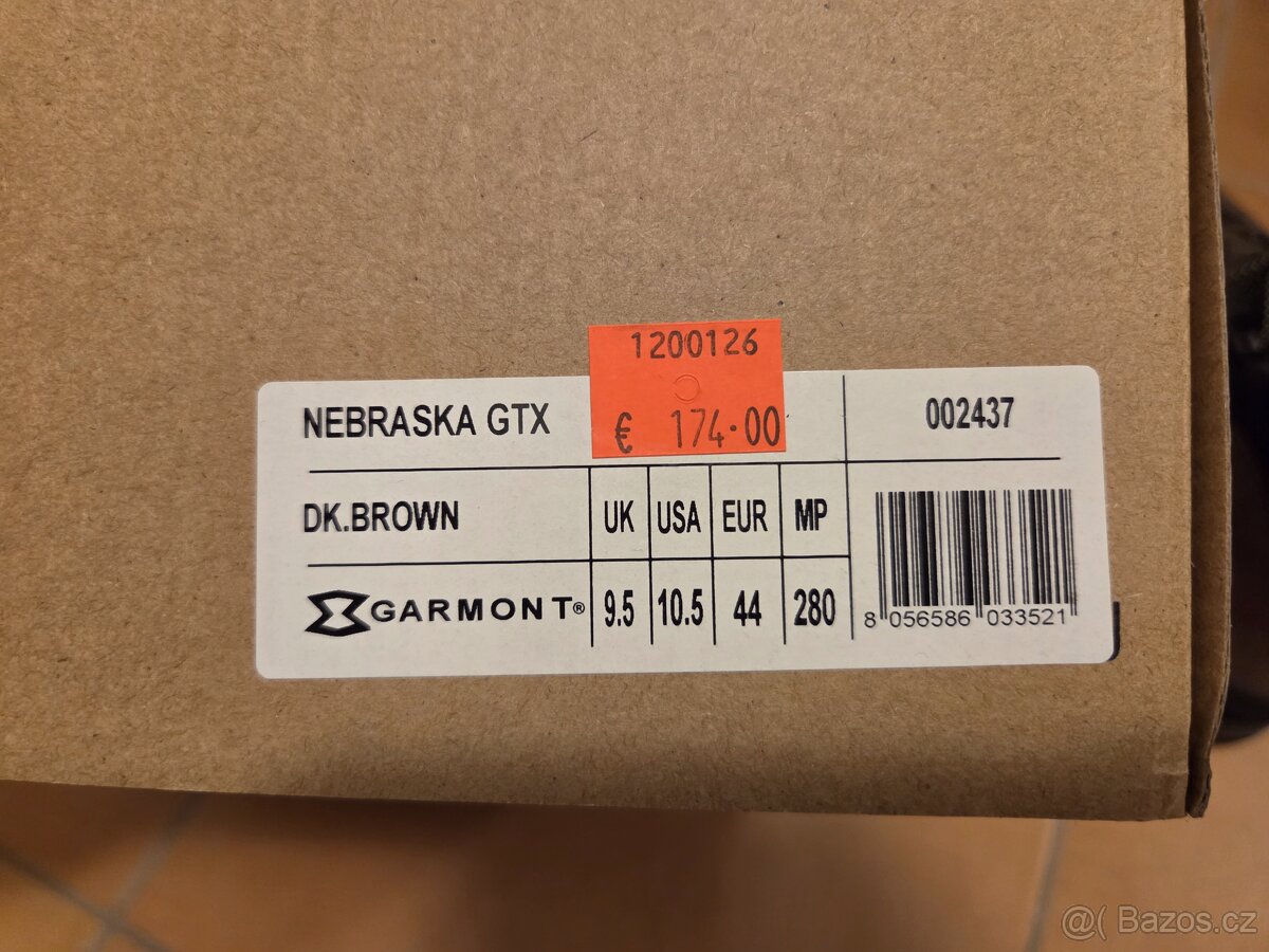 Prodám Garmont Nebraska GTX 44 - 4