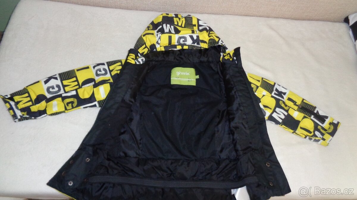 Dětská zimní bunda vel.psaná 116 - 4