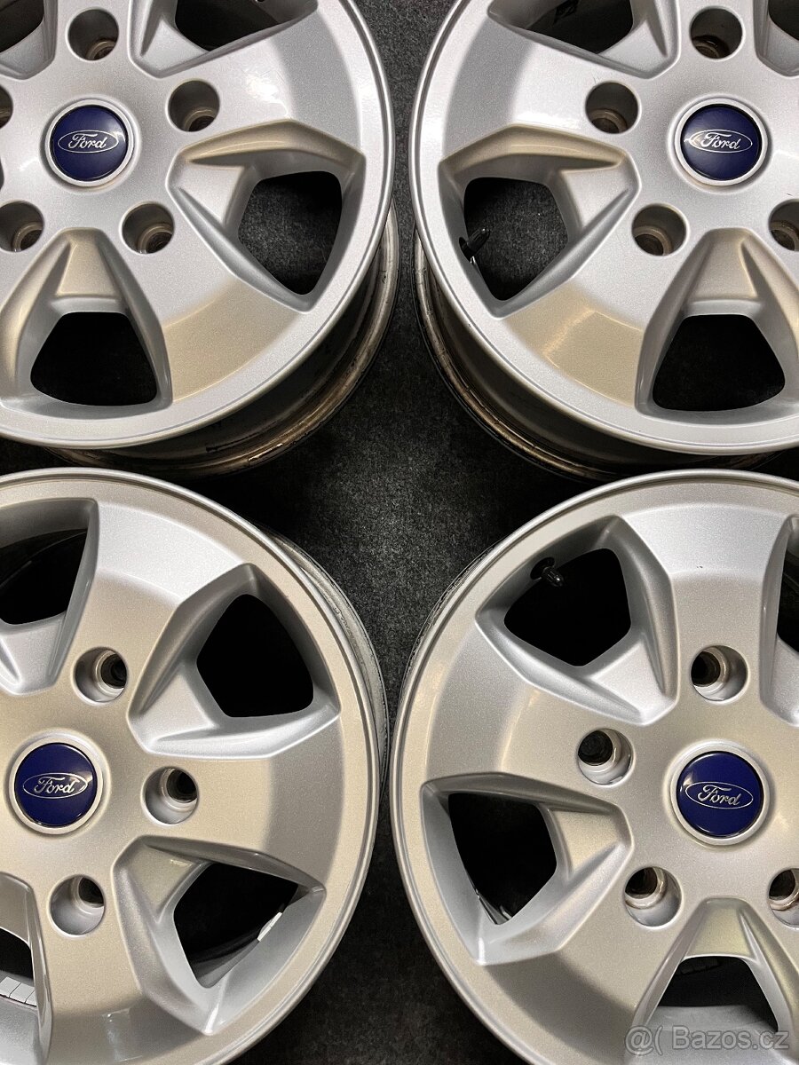 Transit Ford originál alu disky - TOP STAV - senzory - 4