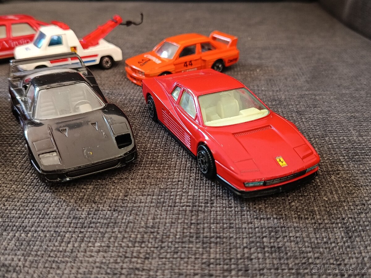 BBURAGO FERRARI, AUDI + CORGI SAAB, BMW A TRANSIT - 4