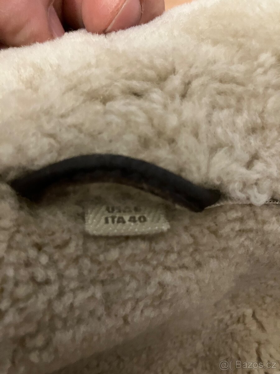 Kožená damská bunda Burbery - 4