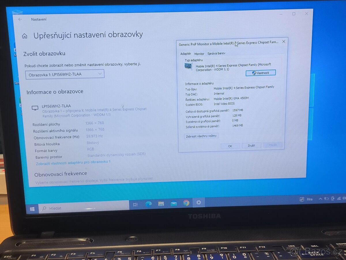 Toshiba satellite C650 - 4