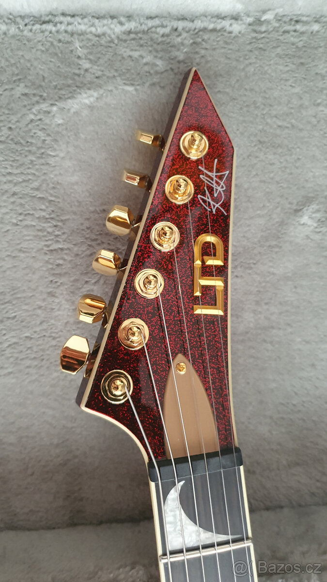 Zánovní kytara ESP LTD KH-V Kirk Hammet signature - 4