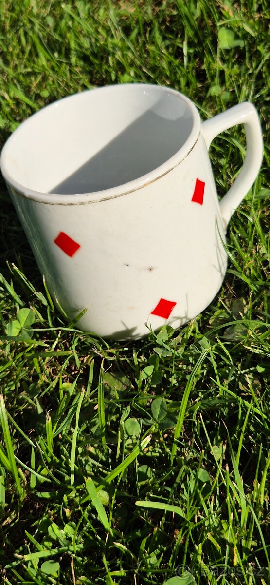 Starý porcelánový hrníček - 4