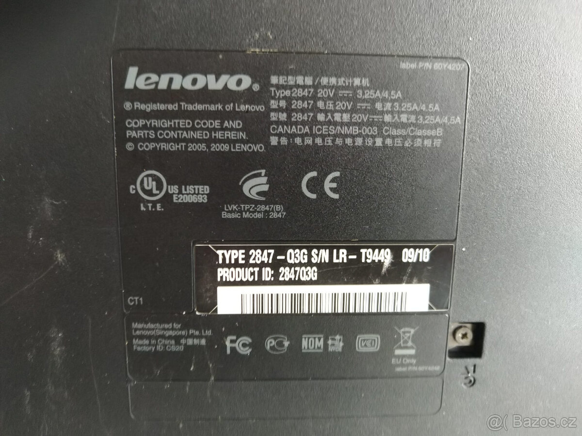 Lenovo THINKPAD SL510 2847 na ND - 4