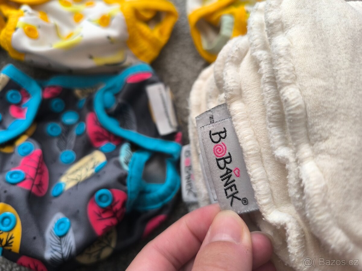 Bobánek set novorozeneckých látkových plen - 4