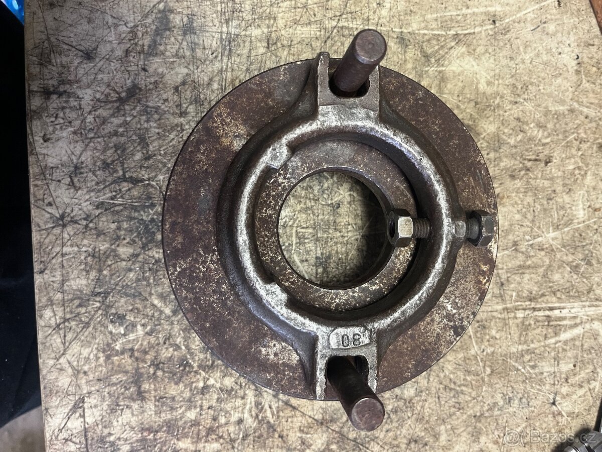 Unašecí srdce 80 mm s přírubou - 4