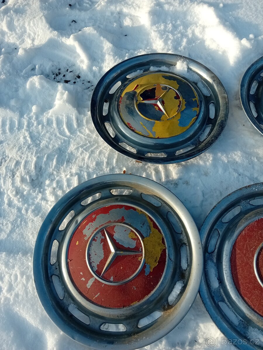 Chromované kryty kol Mercedes 14" - 4