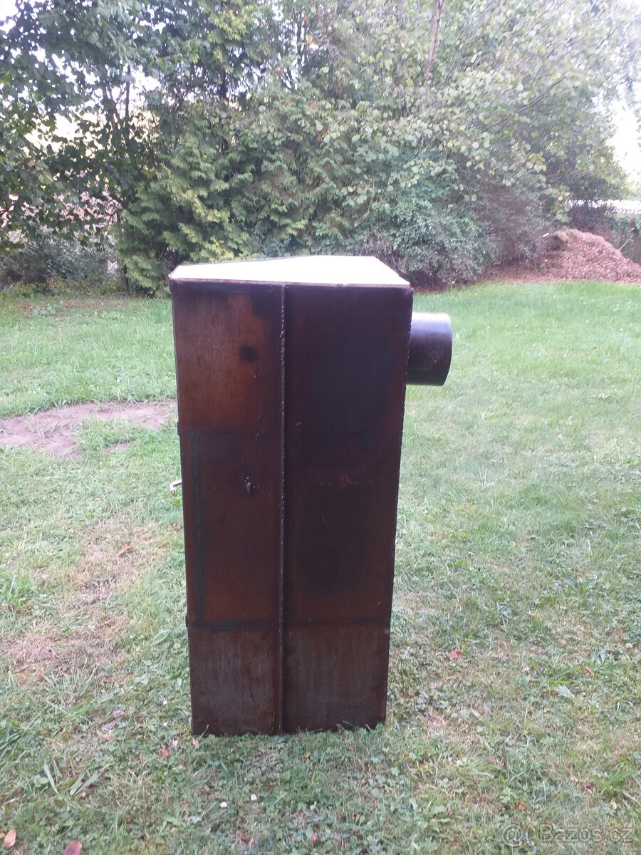 Rohová krbova kamna - 4