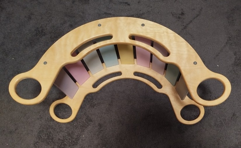 Dětská dřevěná houpací duha 5v1 (Montessori) - 4