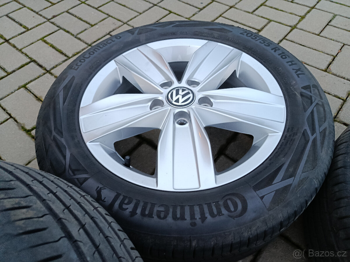 alu kola 5x112 r16 VW Caddy a 205/55/16 - 4