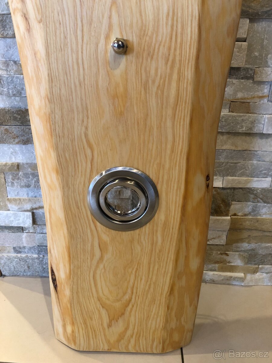 Osvětlení LED masiv - lustr dřevěný - 4