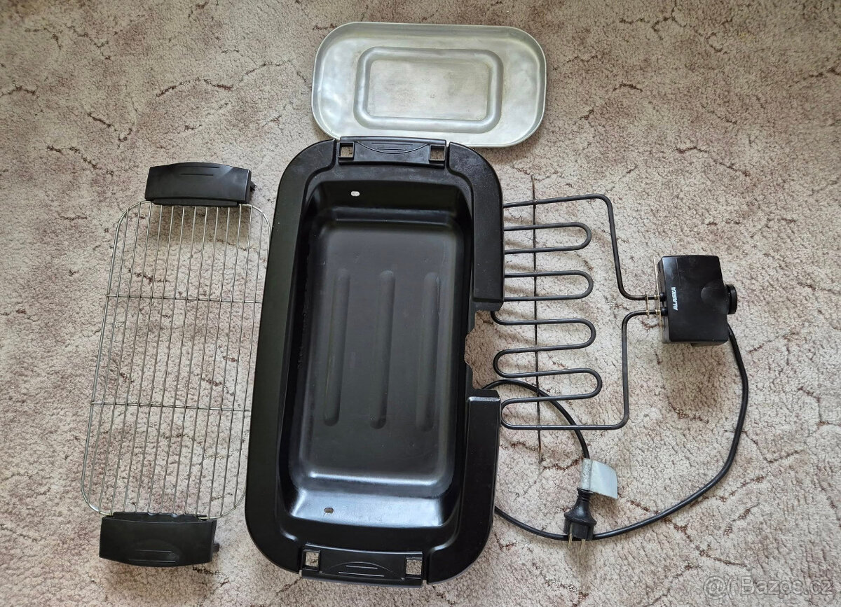 Elektrický gril Alaska, málo používaný - 4