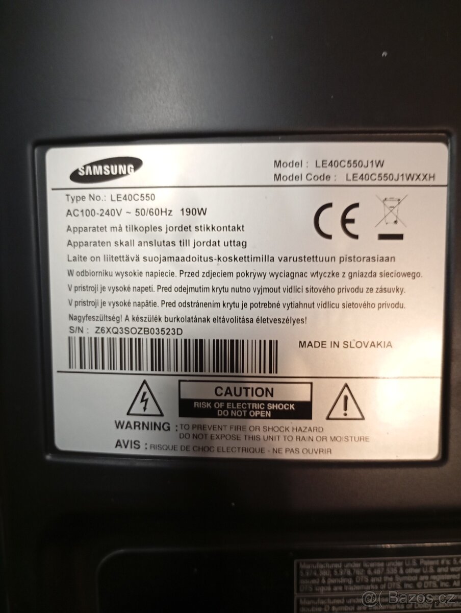 Prodám 40´´ LCD televizi Samsung - 4