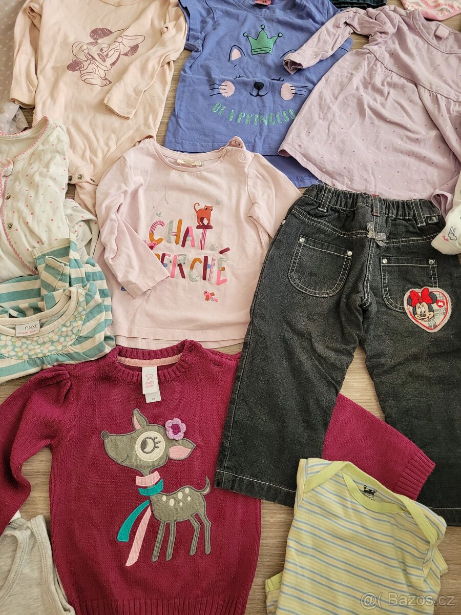 Pěkný balíček 28ks na holčičku,cena za vše ,86/92 - 4