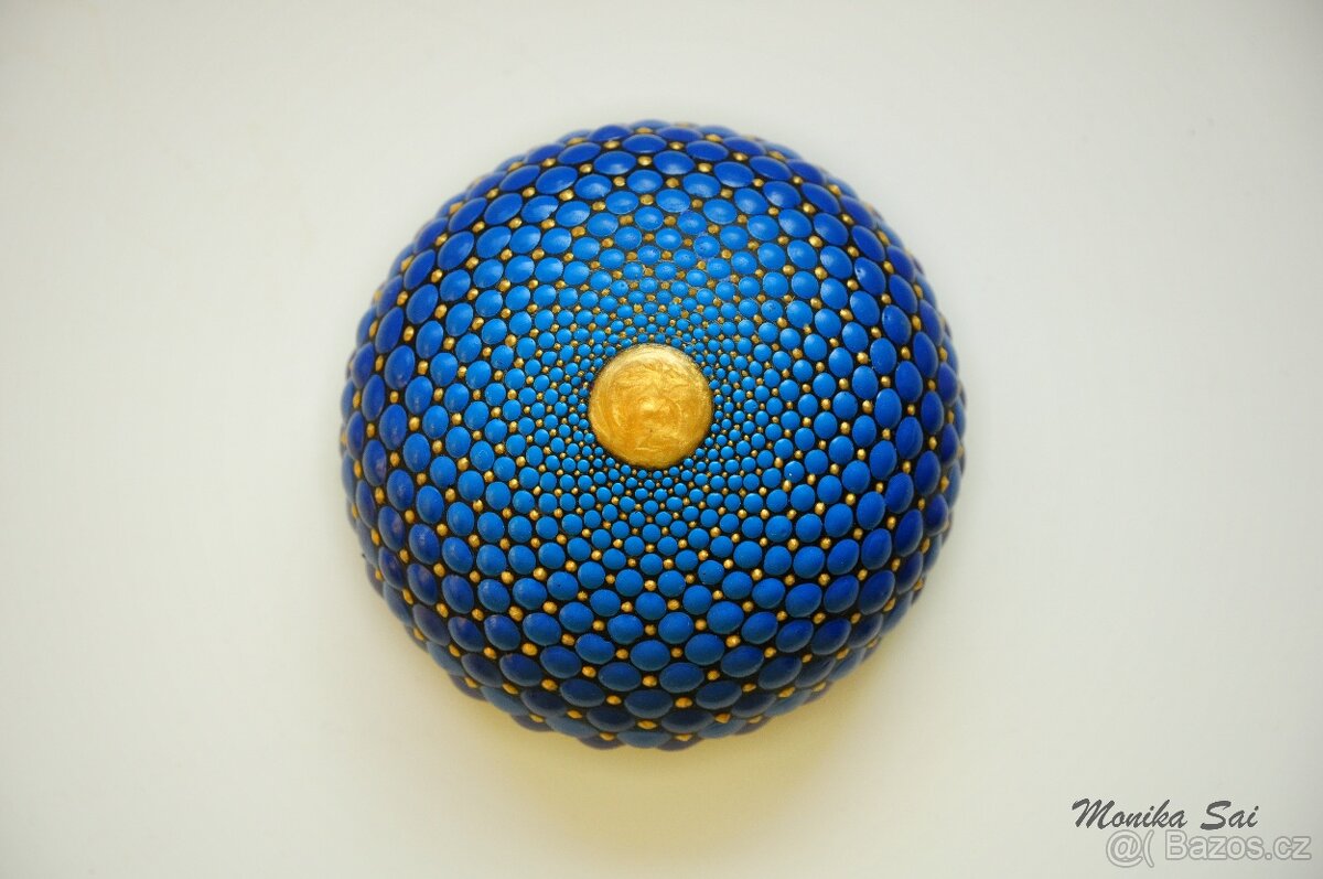 Mandala "Modré nebe" DotArt, akryl - 4