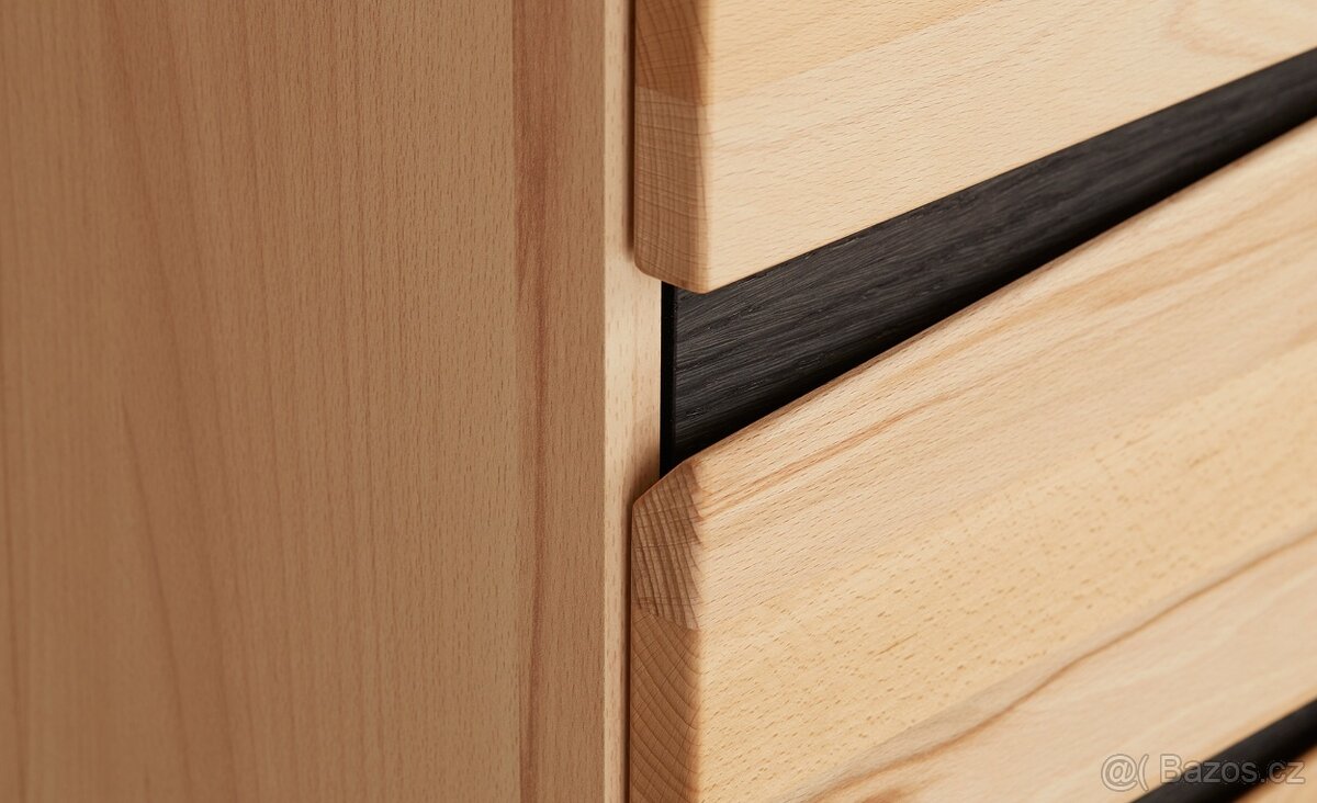 Pc počítačový/ psací stůl z masivu Jádrový buk Germany - 4