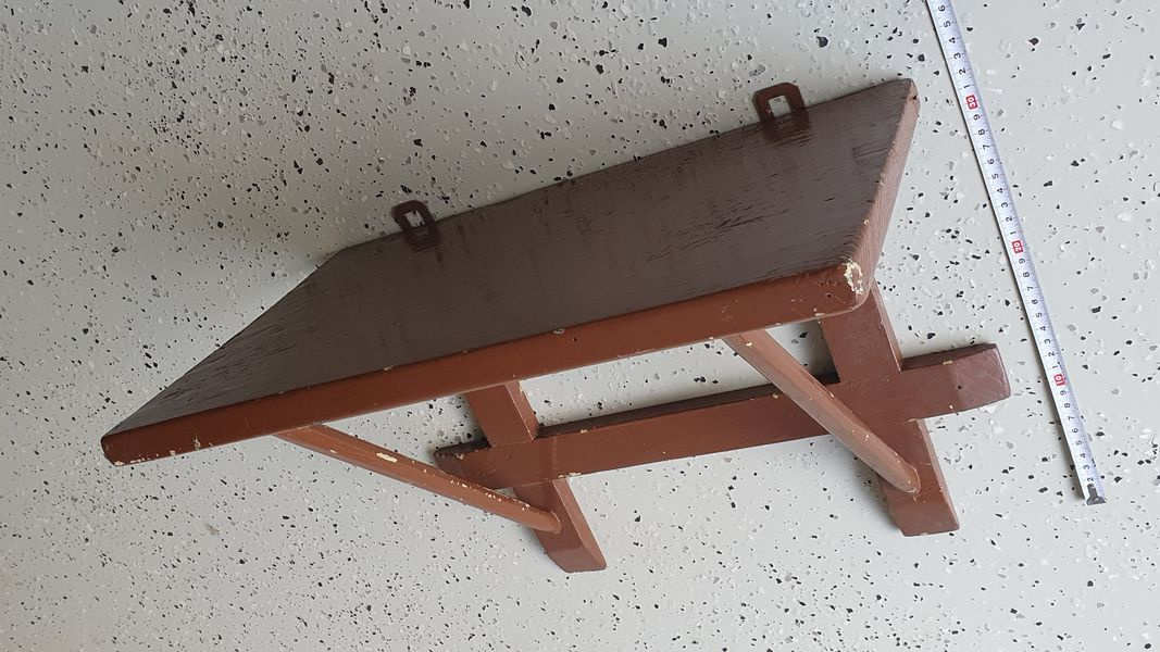 poličky police věšák masiv - 4