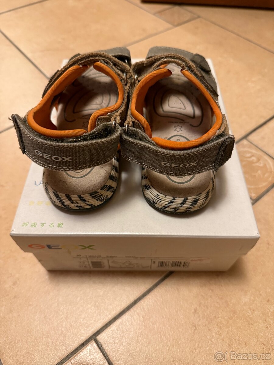 Semišové sandály Geox - 4