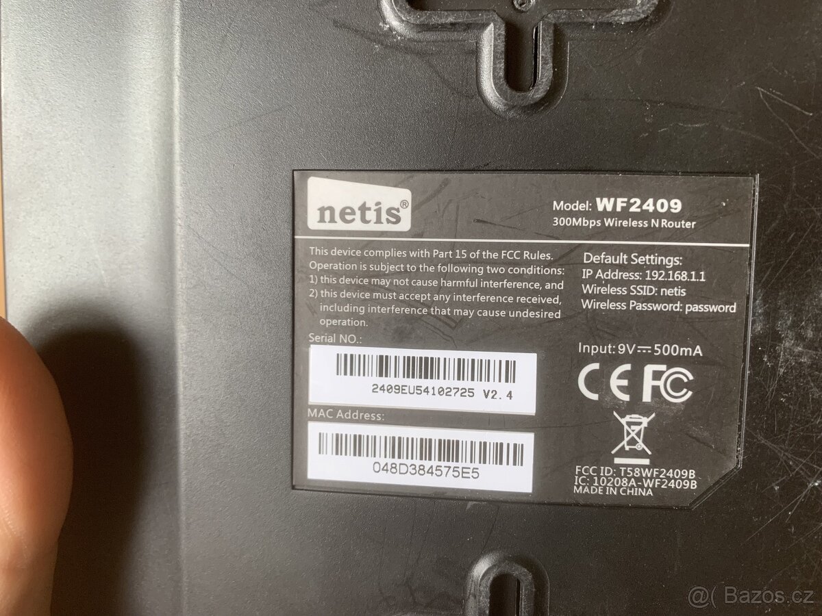 Router/ Přístupový bod AP na WiFi 300Mb/s - 4