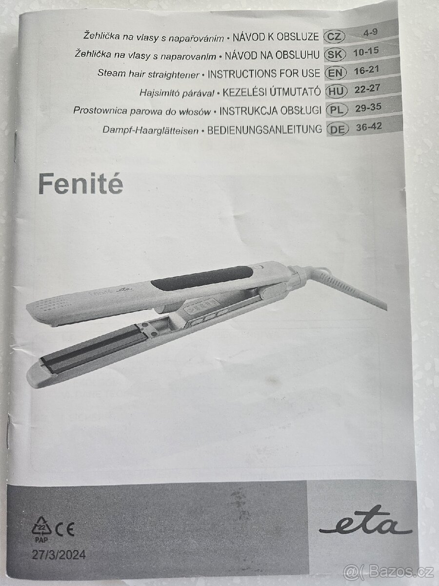 Napařovací žehlička na vlasy - 4