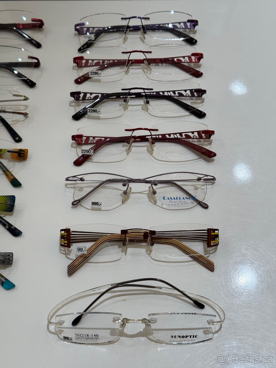Kolekce 13 vrtaných brýlí – nové, nepoužité - 4