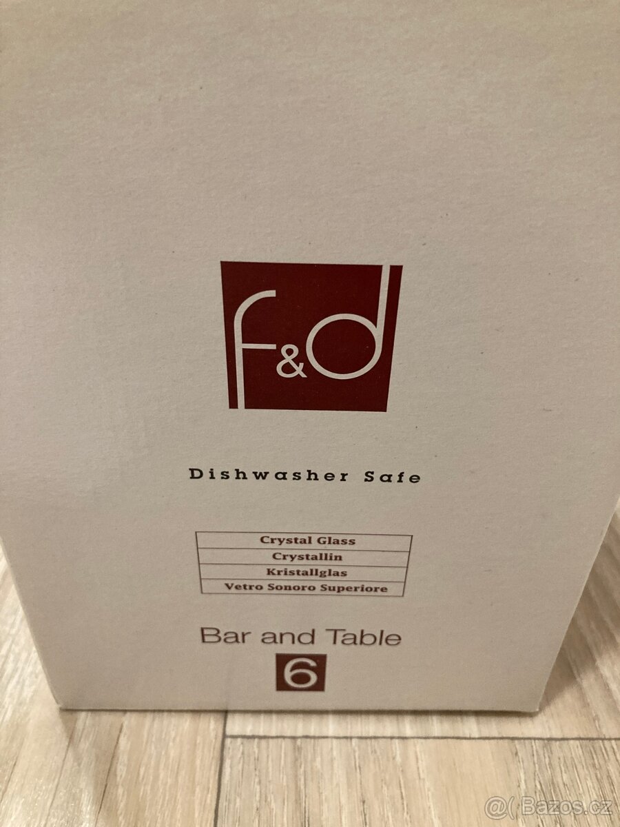 NOVÉ – Křišťálové skleničky na šumivé víno/ Prosecco 6 ks - 4