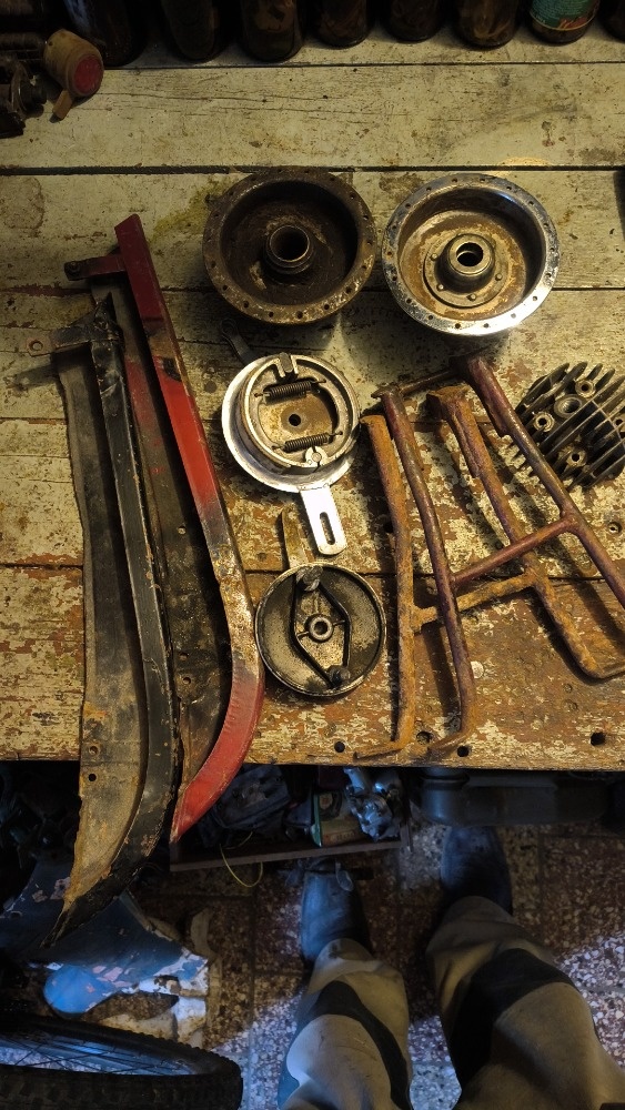 Původní řidítka jawa 550 pařez - 4