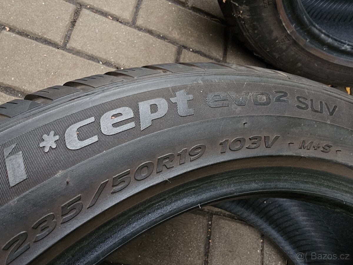 Pneumatiky pneu R19 zimní Hankook 2ks 235/50 - 4