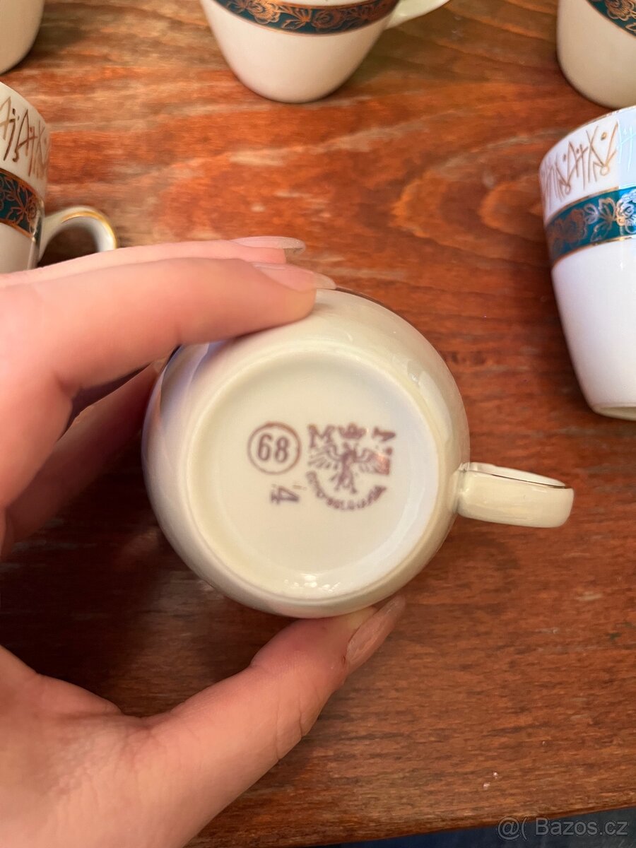 Retro porcelánové hrníčky - 4