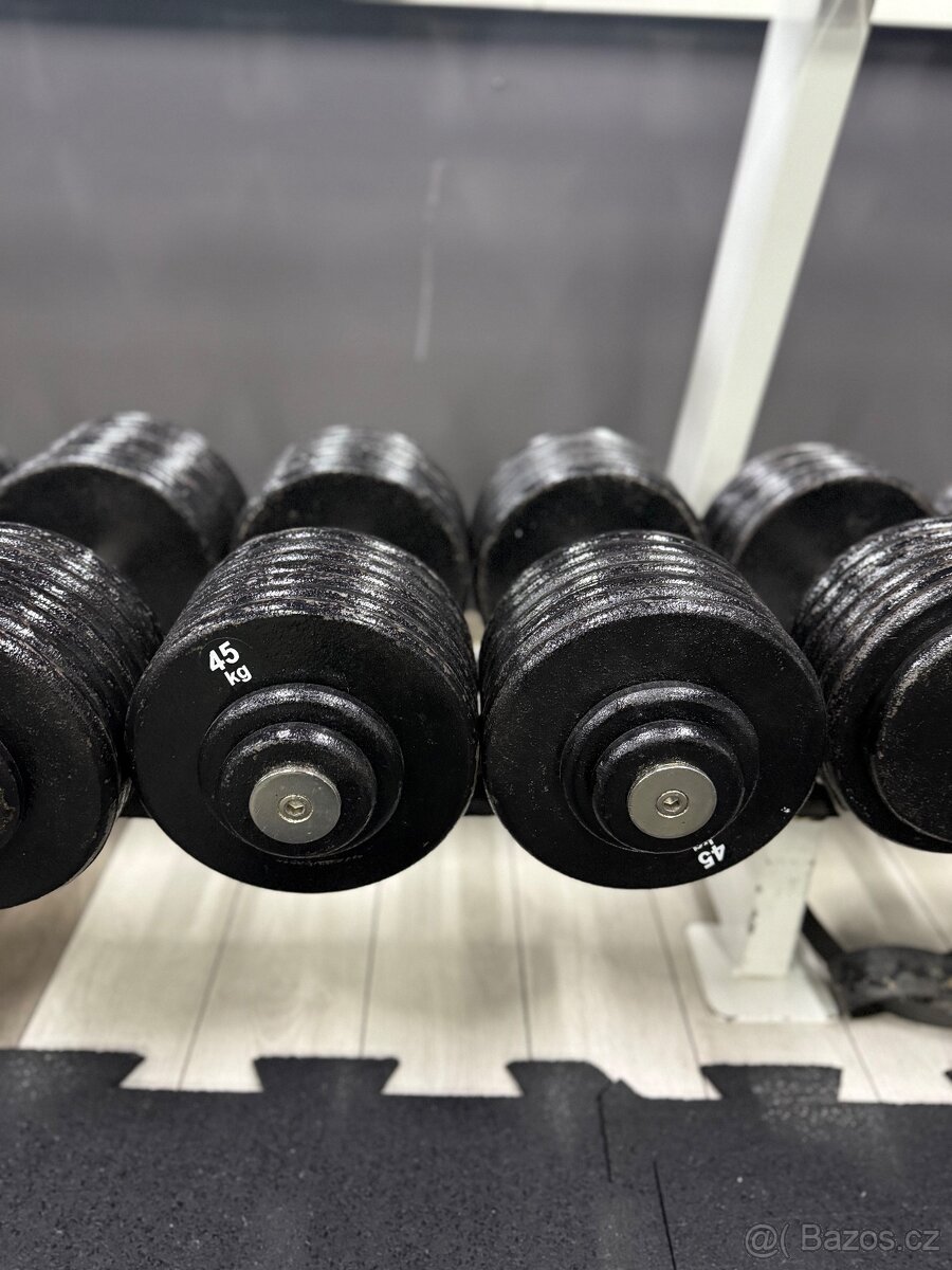 Jednoručky- činky, sada - 4