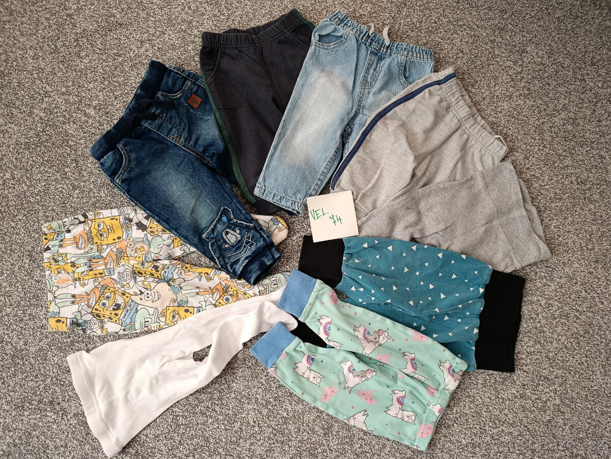 Kalhoty, tepláky, rifle - 4