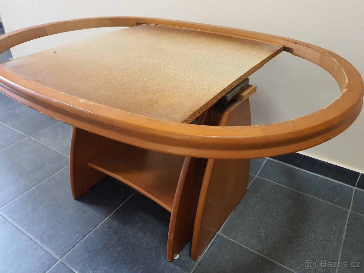 nastavitelný konferenční stůl stolek bez desky - 4