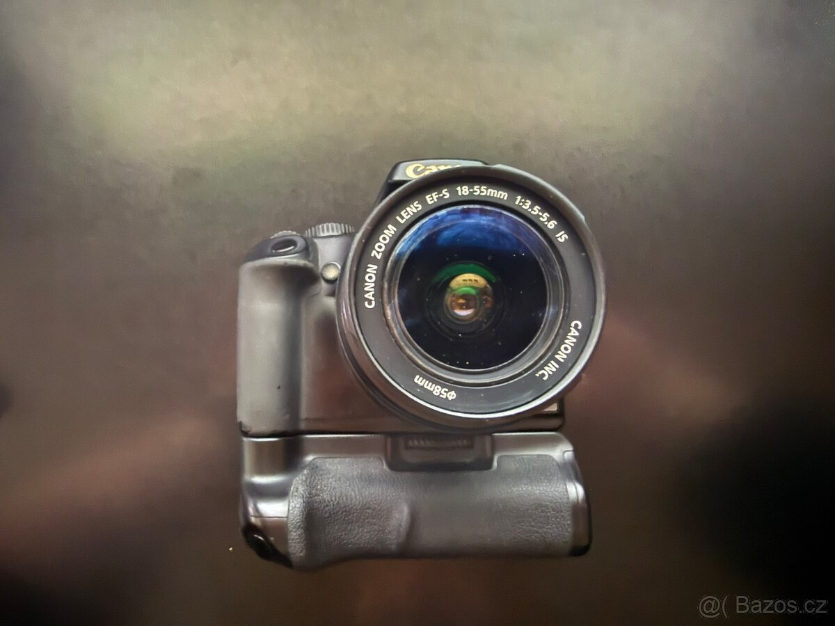 Canon EOS 1000D + EF-s 18-55 1/3.5 -. 5.6 IS + BG-E5 - 4