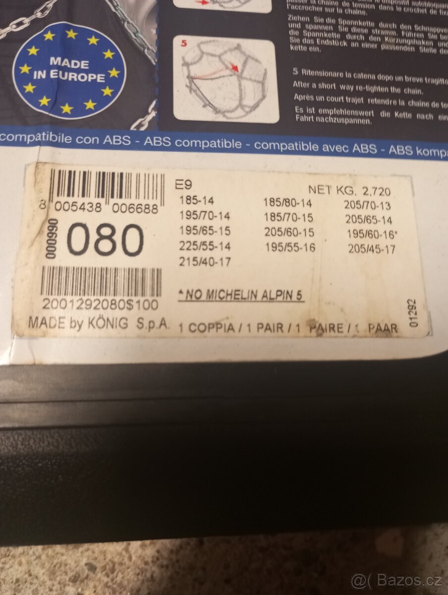 Sněhové řetězy Thule - Škoda Scala - 4