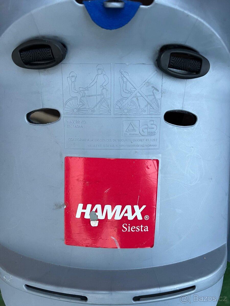 Dětská cyklosedačka Hamax Siesta - Polohovatelná - 4