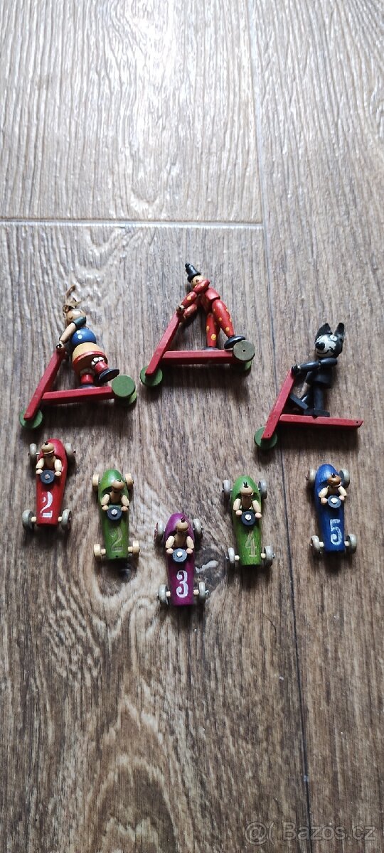 Dřevěné figurky a autíčka - 4