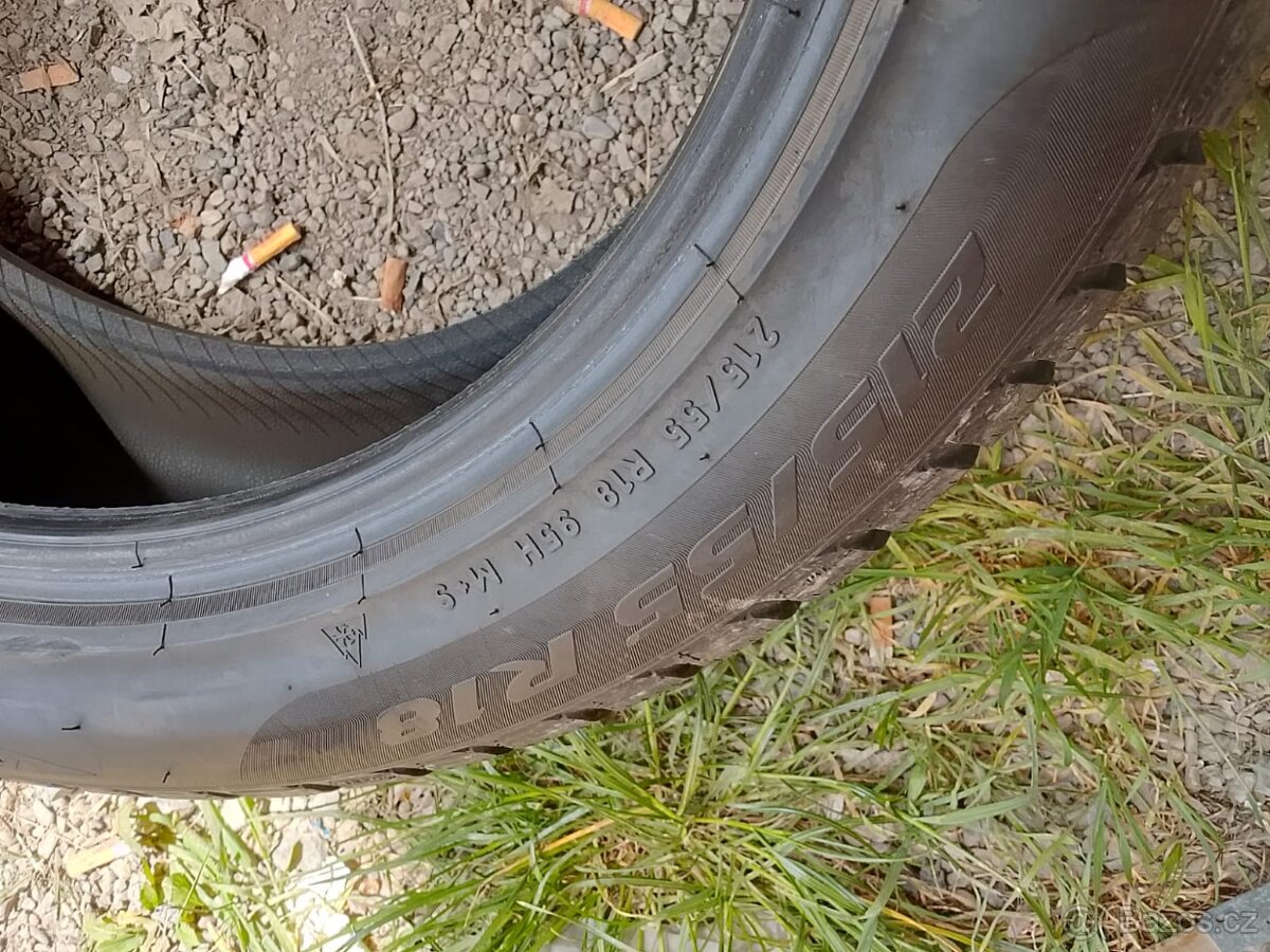 215/55/18 95h Pirelli - zimní pneu 4ks - 4