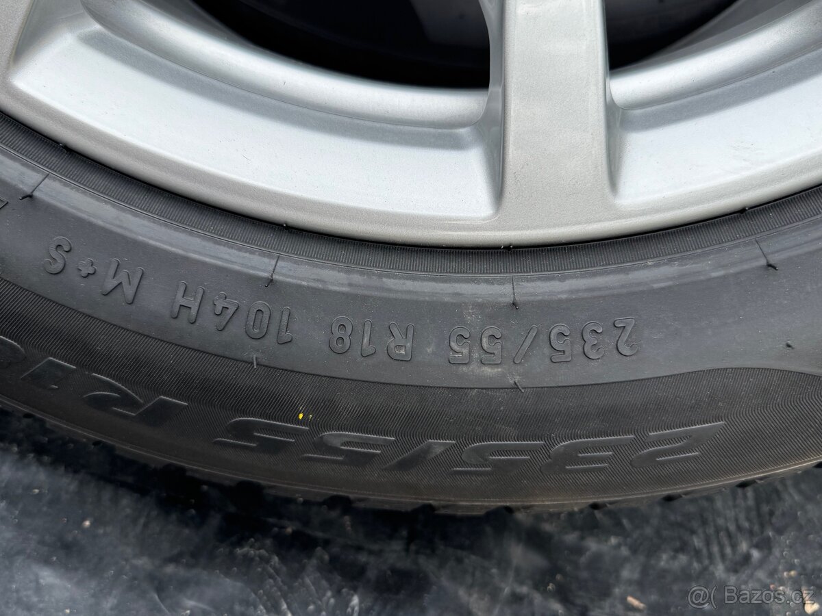 ORIGINAL AUDI R18 + ZIMNI SADA 235/55 R18 Pirelli - 4