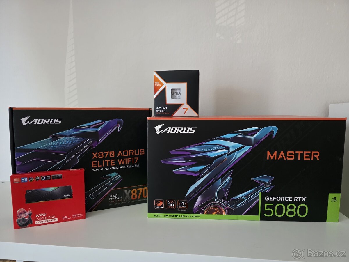 HERNÍ PC- R7 9800X3D/ RTX 5080 AORUS - 4