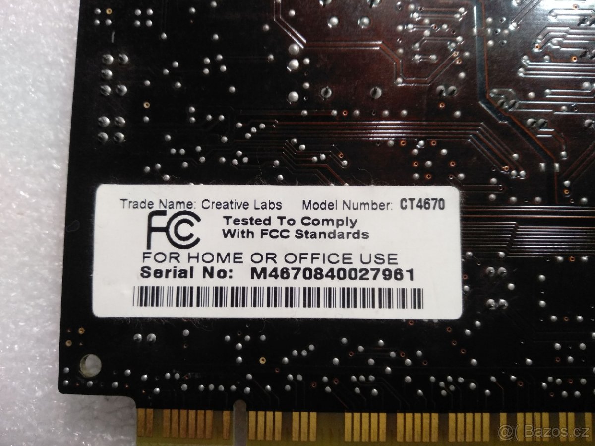 Staré zvukové karty - Sound Blaster - 4