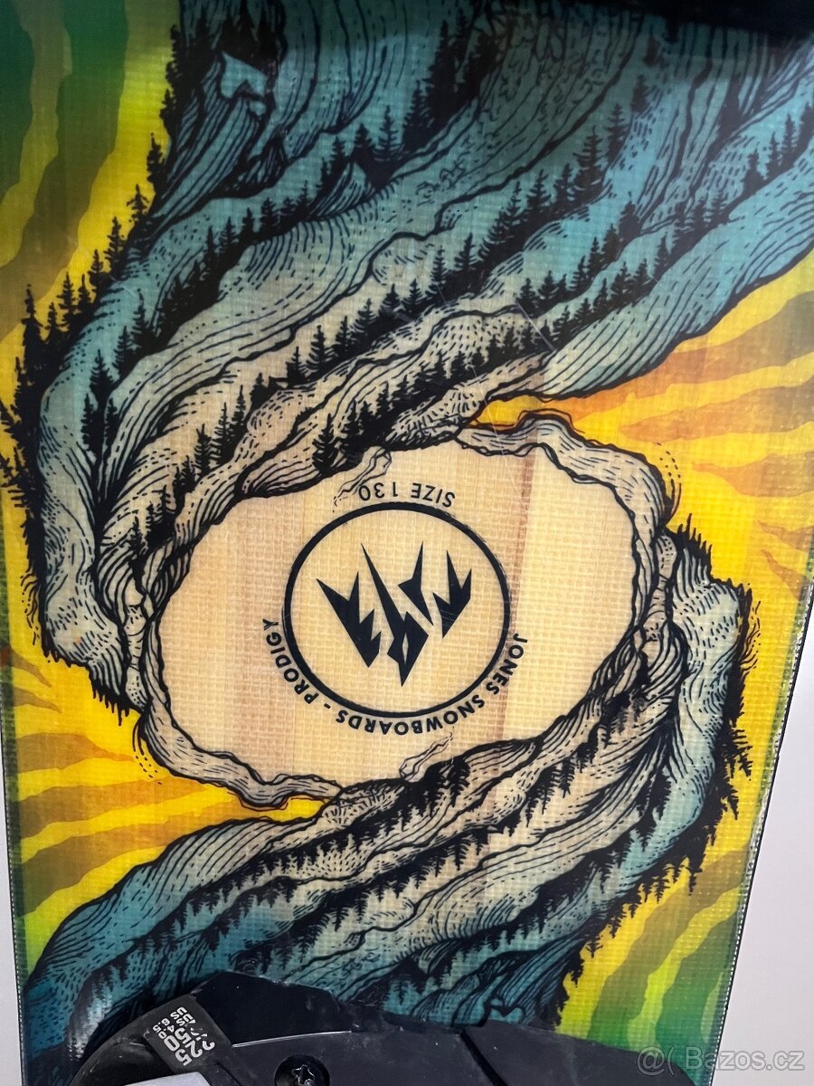 Nabízím pěkný dětský snowboard Jones PRODIGI 130cm. - 4