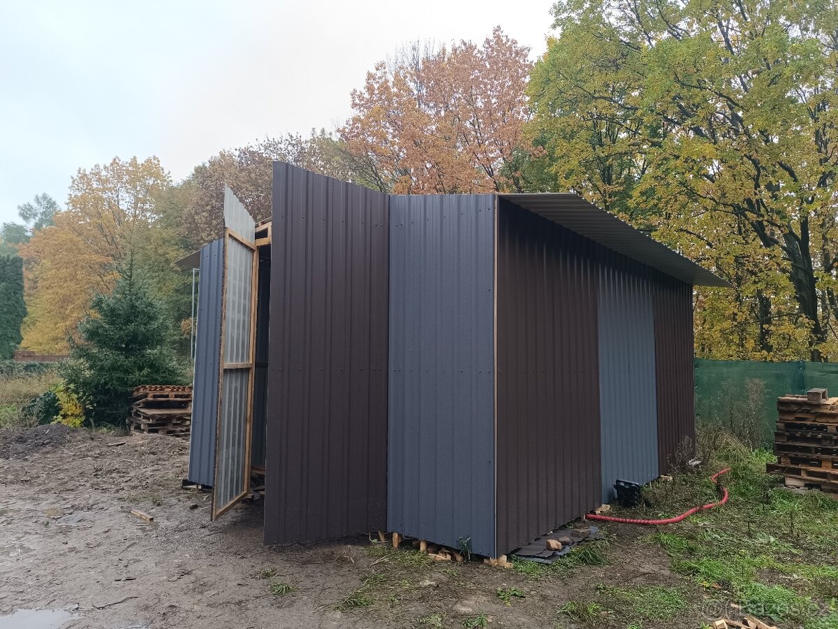 Prodám novou plechovou halu 7 x 4,5 m - 4