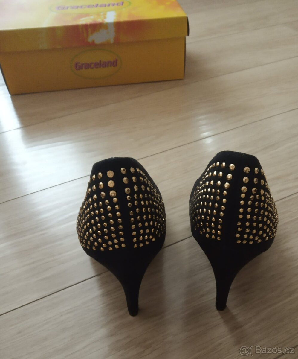 ZDOBENÉ LODIČKY zn. GRACELAND - 1x NOŠENÉ - 4