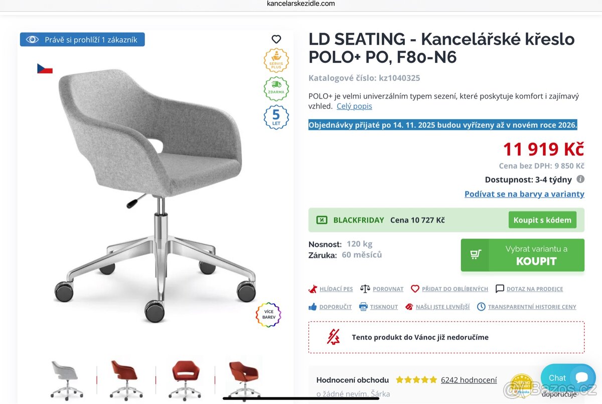 Židle/křesílko LD Seating Polo - 4