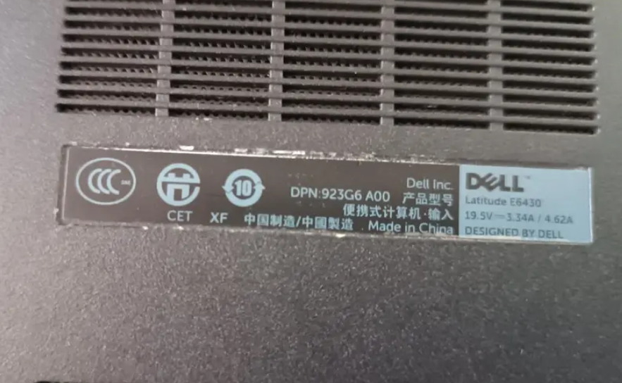 Notebook DELL 6430, 8 GB RAM, SSD 240 GB, i5 3340M - 4