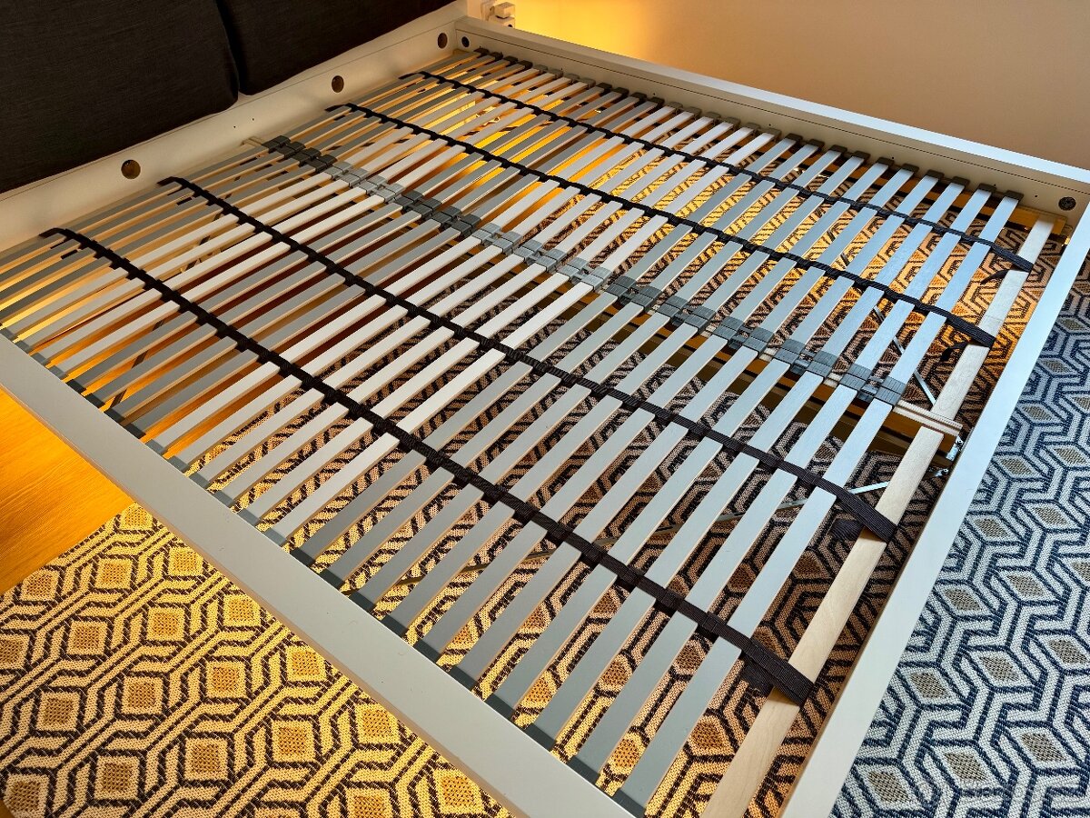 Postel Ikea MALM - bílá, 180x200 cm - 4