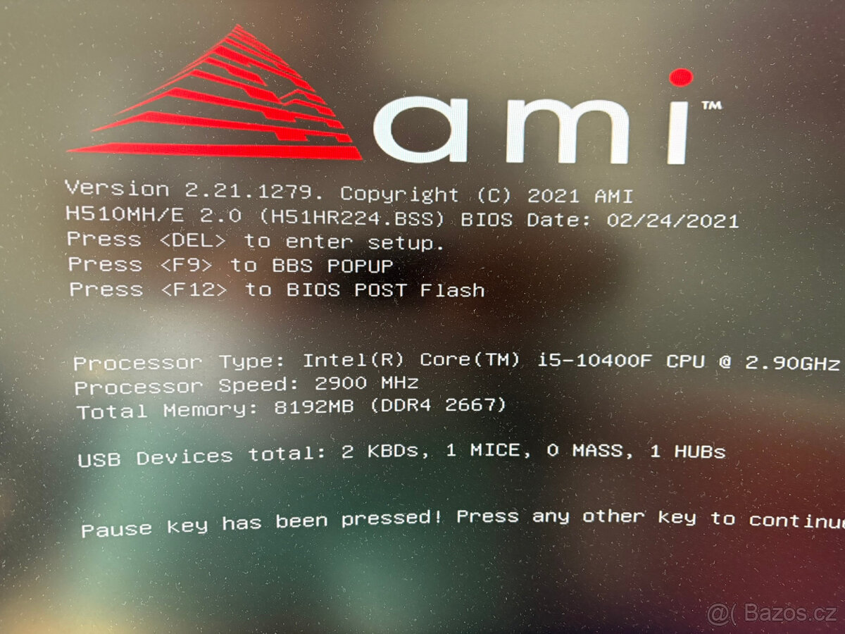 Biostar H510MH/E + Intel i5-10400F - 4