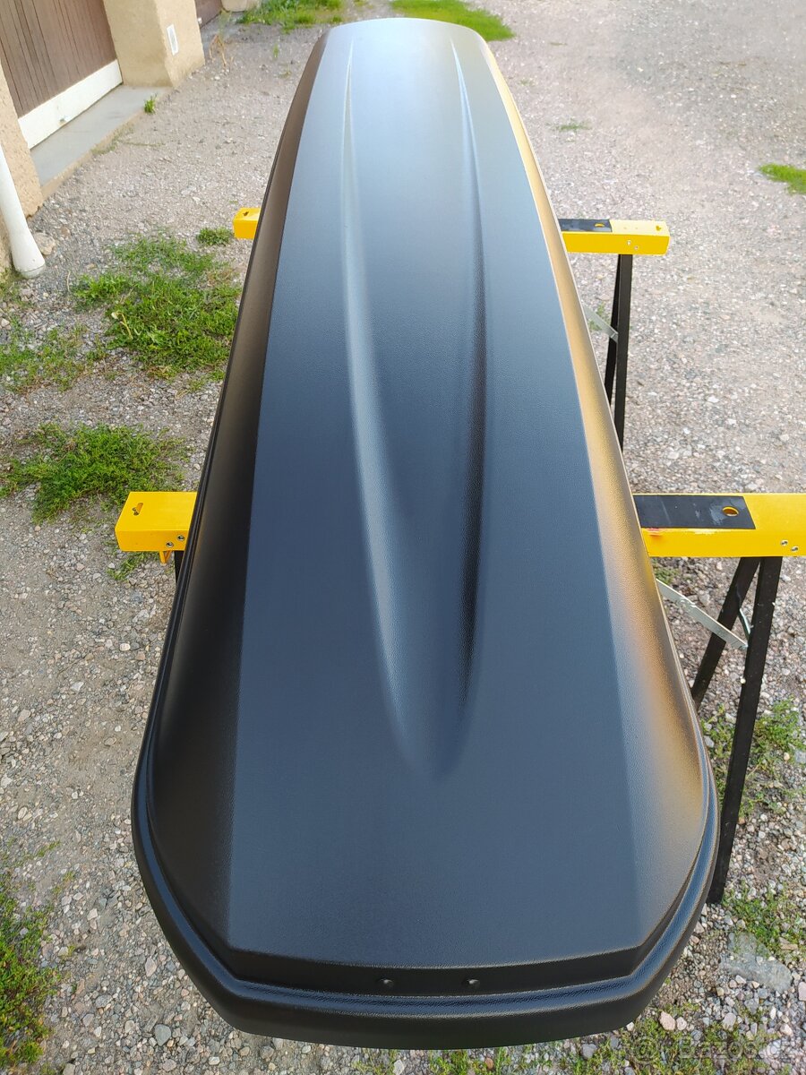 THULE PACIFIC 500 ČERNÝ MATNÝ,STŘEŠNÍ BOX,RAKEV,TOP STAV - 4